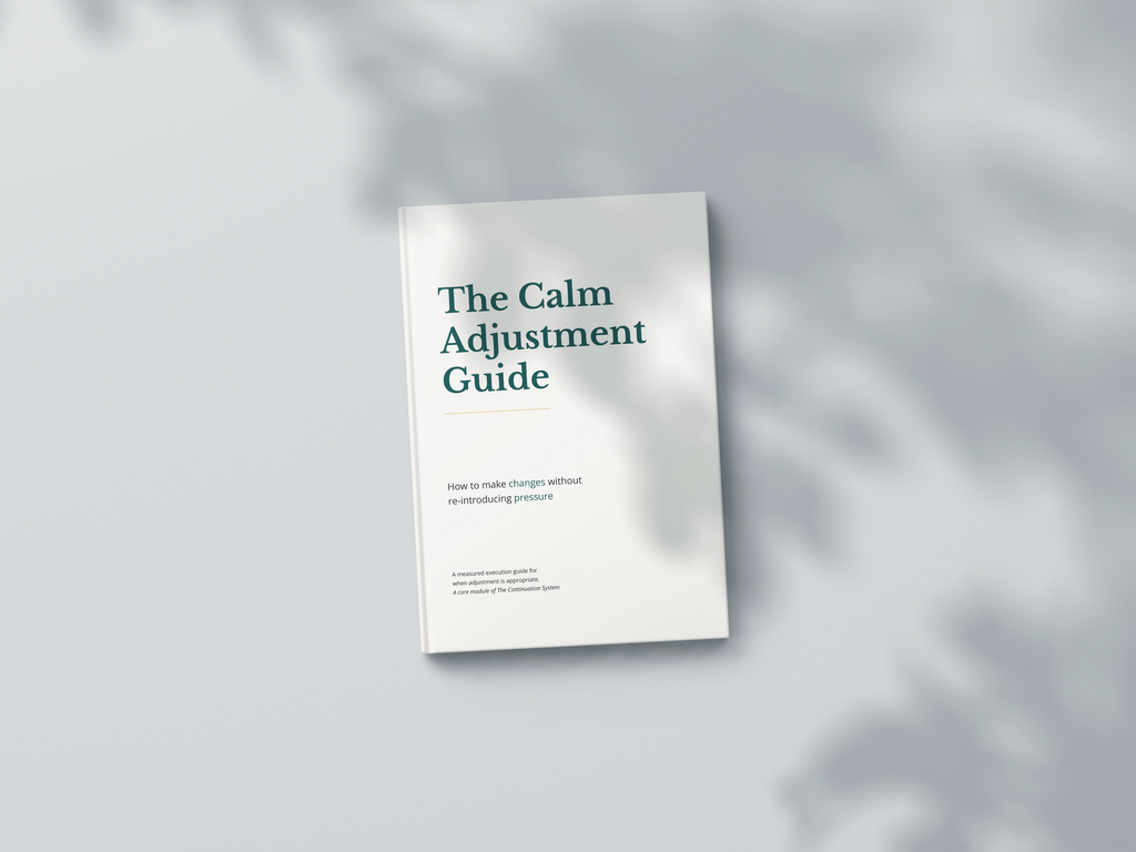 The Calm Adjustment Guide