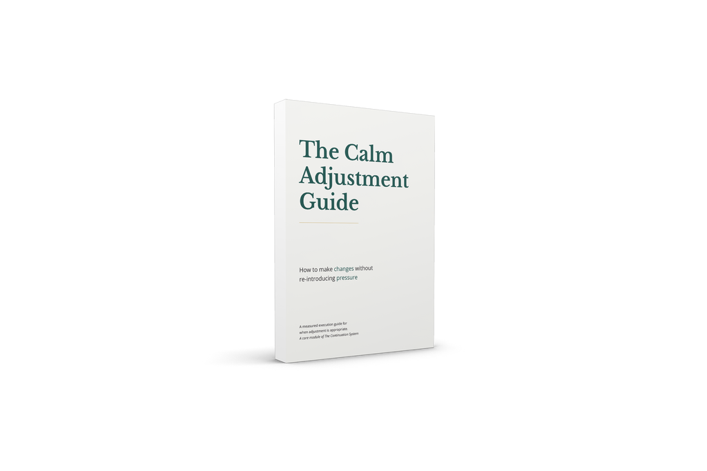 The Calm Adjustment Guide
