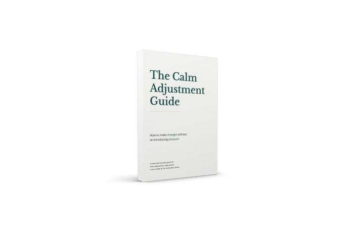 The Calm Adjustment Guide