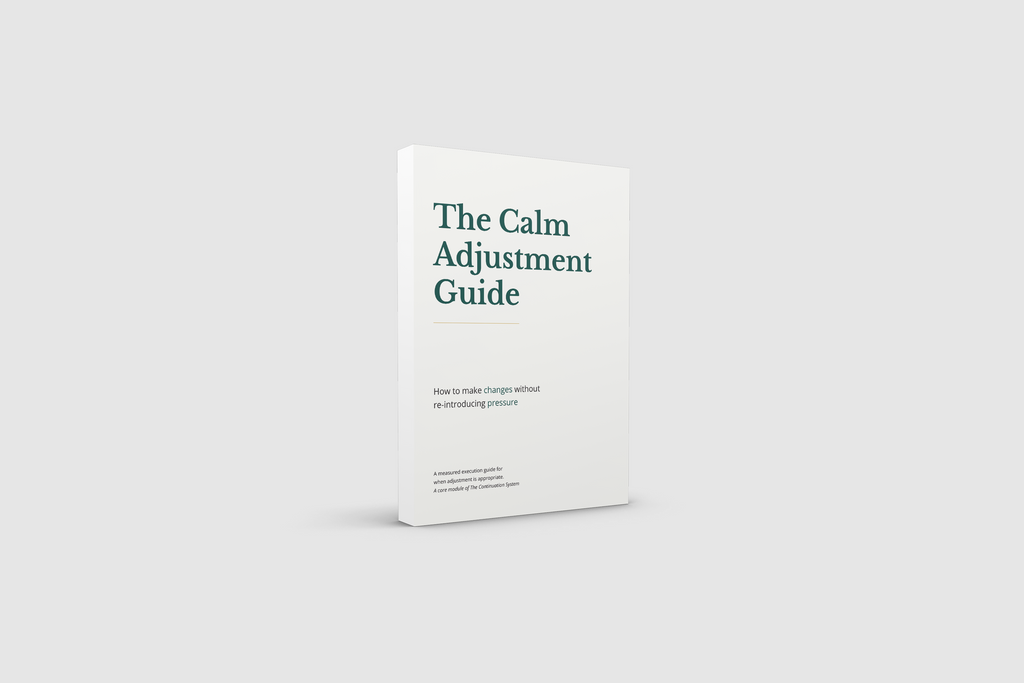 The Calm Adjustment Guide
