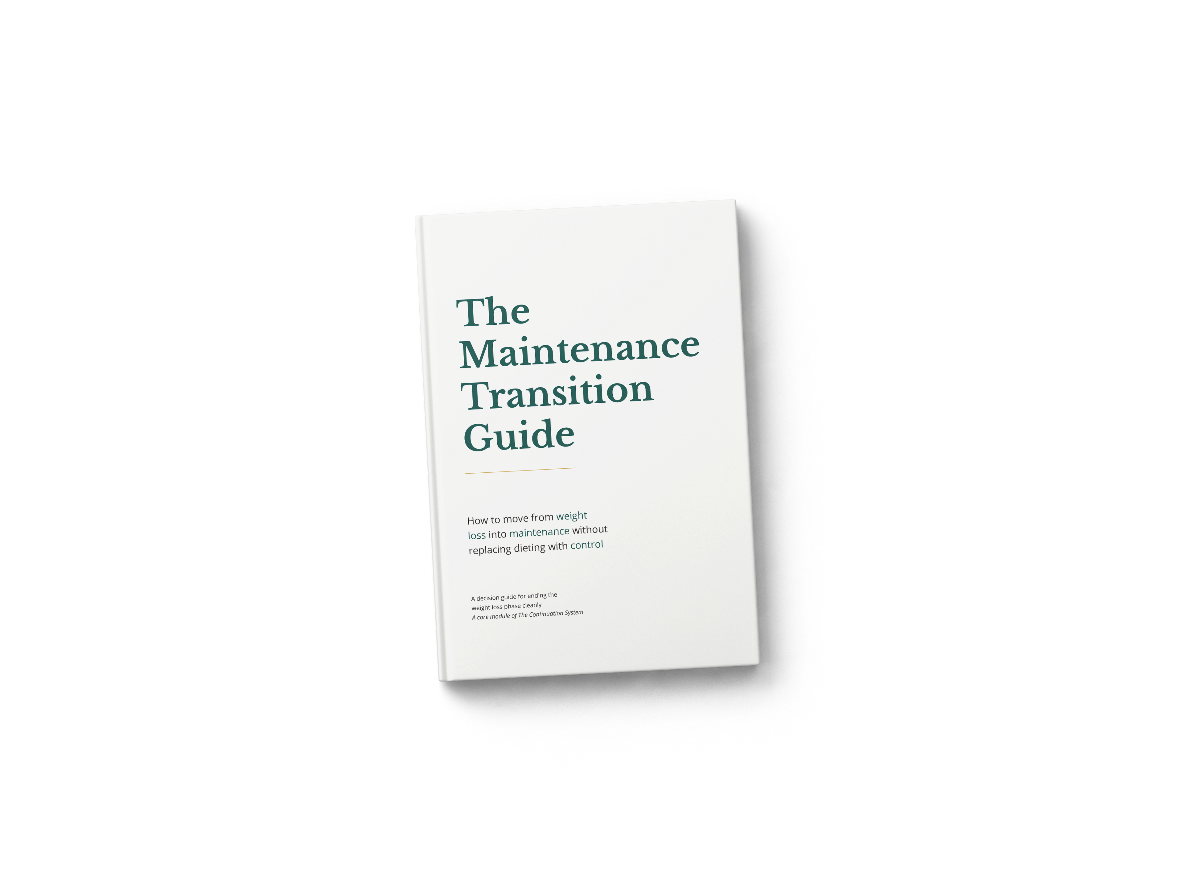 The Maintenance Transition Guide