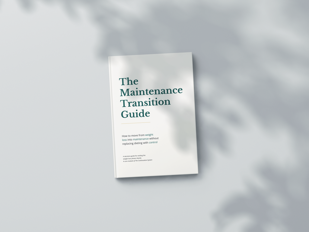 The Maintenance Transition Guide
