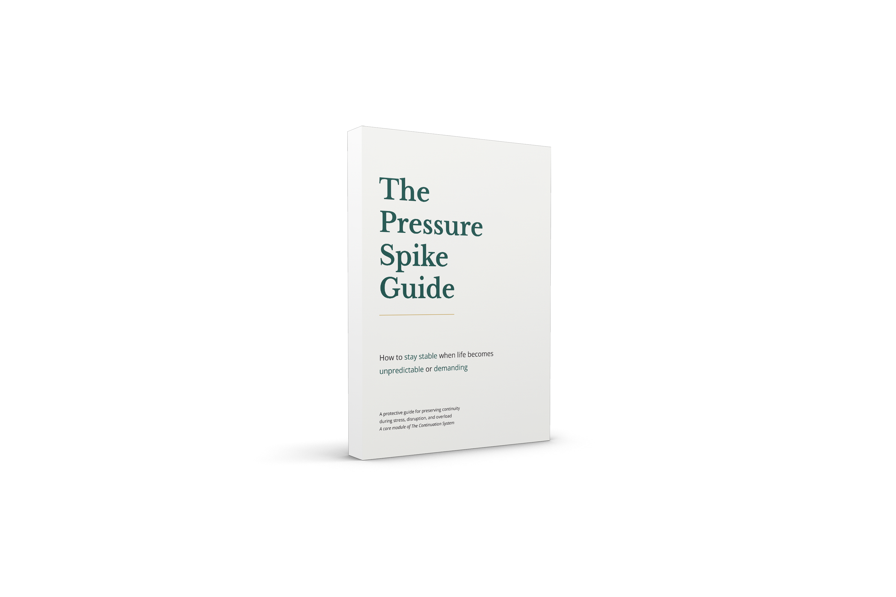 The Pressure Spike Guide