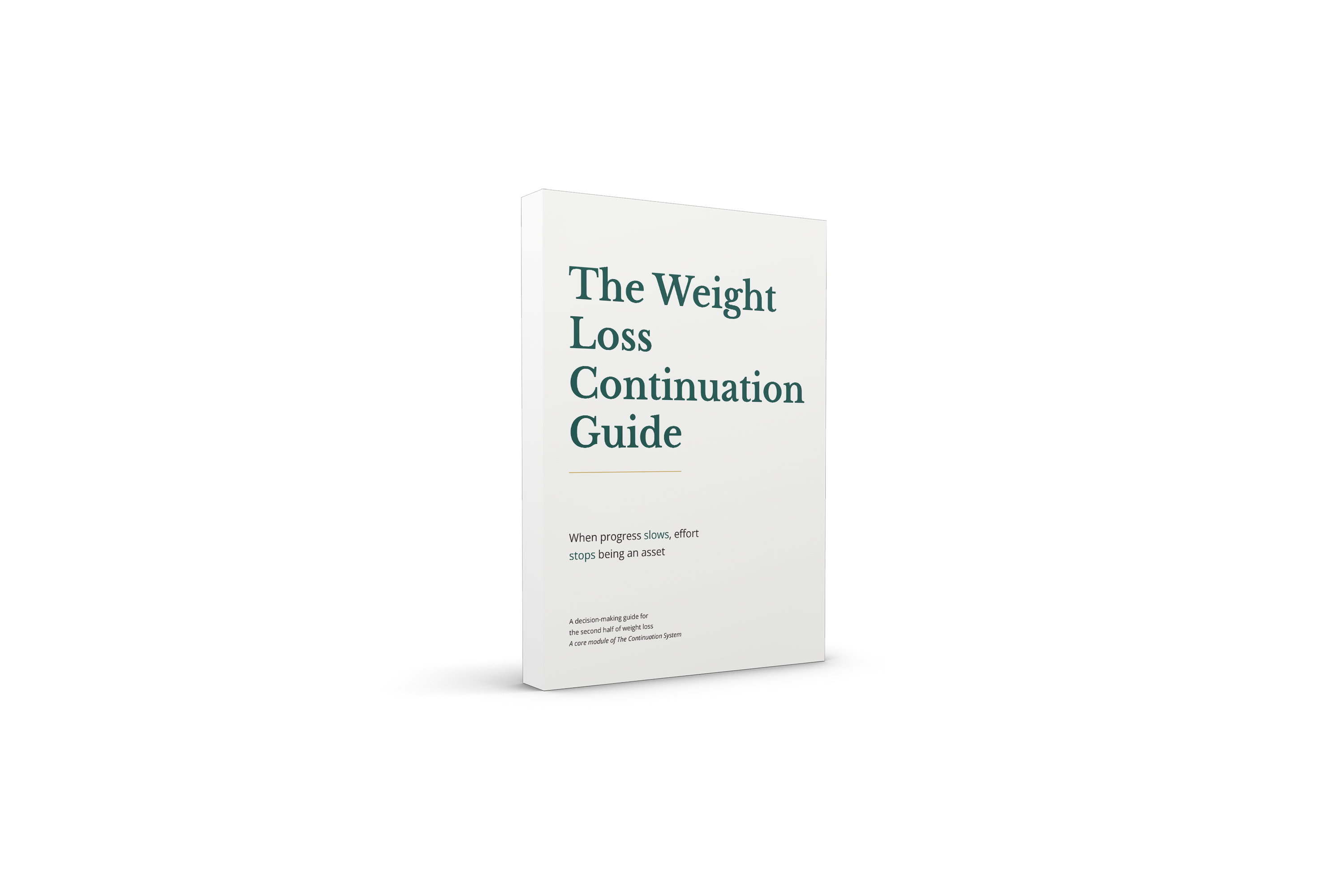 The Weight Loss Continuation Guide